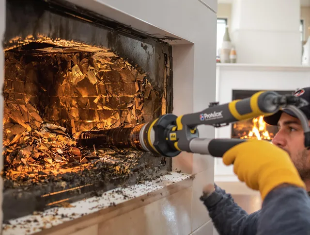 Professional chimney cleaning by San Bernardino Chimney Sweep in San Bernardino, CA