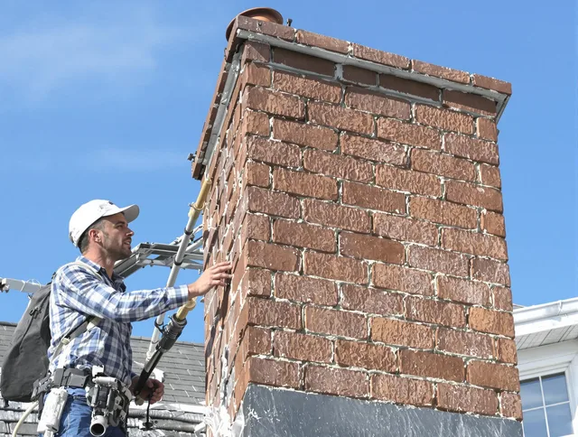 Brickwork for a chimney rebuild by San Bernardino Chimney Sweep in San Bernardino, CA