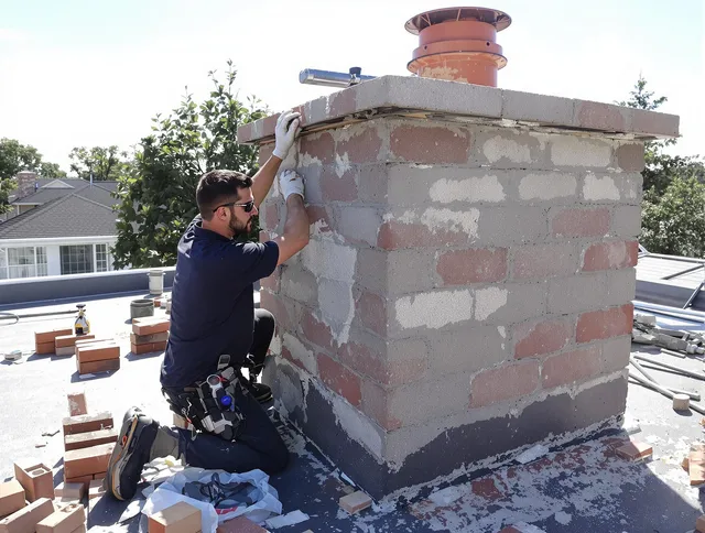 Advanced chimney repair process by San Bernardino Chimney Sweep in San Bernardino, CA