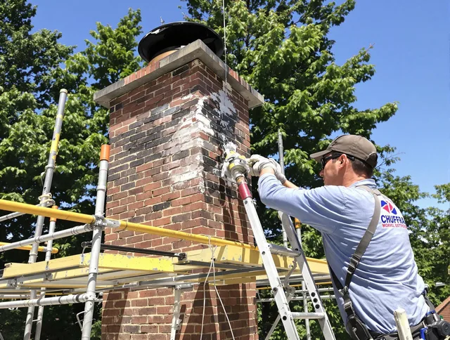 Structural chimney repair by San Bernardino Chimney Sweep in San Bernardino, CA