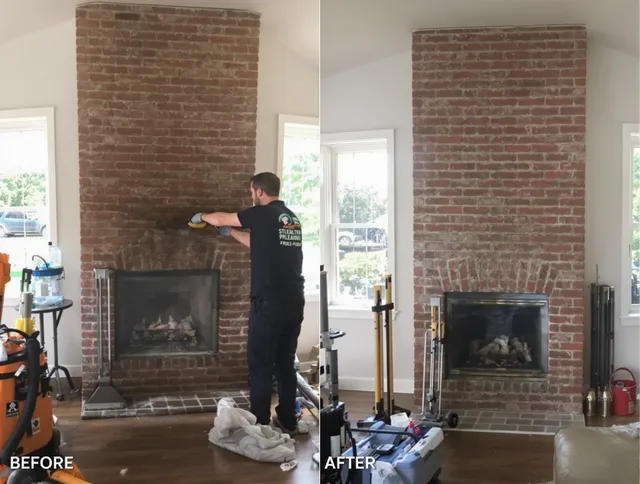 Finished chimney sweeping service by San Bernardino Chimney Sweep in San Bernardino, CA