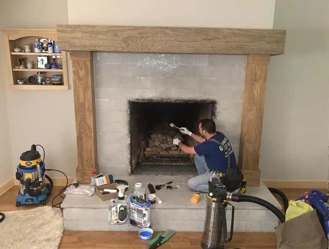Detailed creosote removal process by San Bernardino Chimney Sweep in San Bernardino, CA