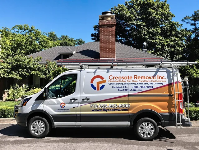 San Bernardino Chimney Sweep technician removing creosote safely in San Bernardino, CA